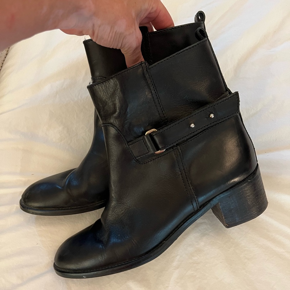 J. Crew Parker Leather Ankle Boots size 11